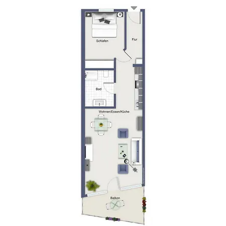 Meeresblick 120 Apartment Kuehlungsborn